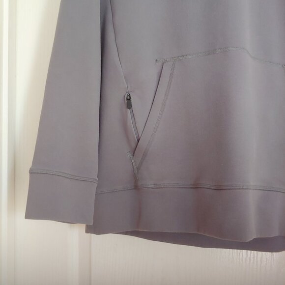Ten Thousand  Pullover Midweight Tech Hoodie Pockets Gray L - Picture 5 of 9